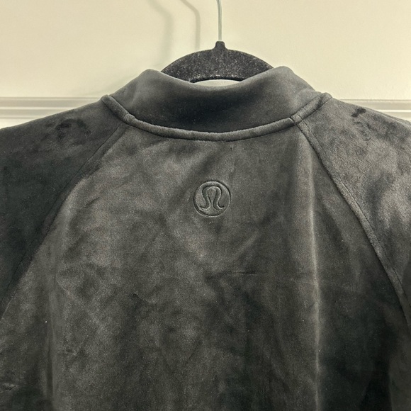 Lululemon Black Velvet Jacket Scuba | Lululemon Jacket | Black Velvet Jacket - Picture 7 of 10